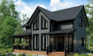 Проекты каркасных домов с террасой от 3672 рублей | Строй-Мнч